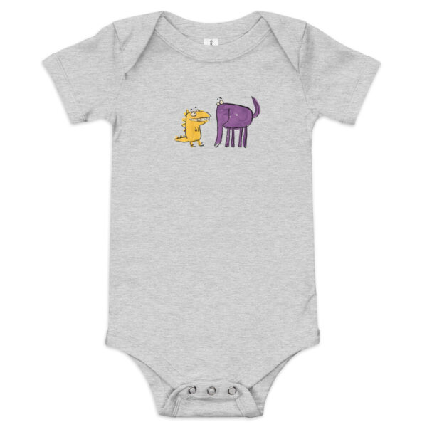 Baby short sleeve one piece - Kiri and Lou by Small