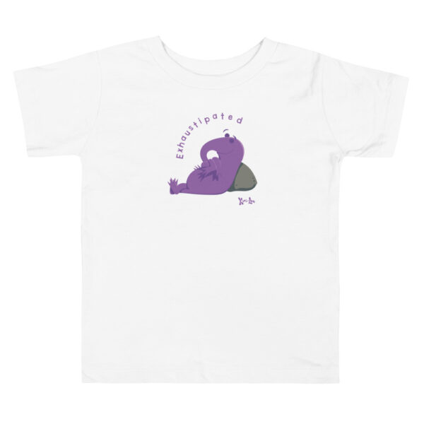 Toddler Short Sleeve Tee - Kiri and Lou | Exhaustipated! - Image 3