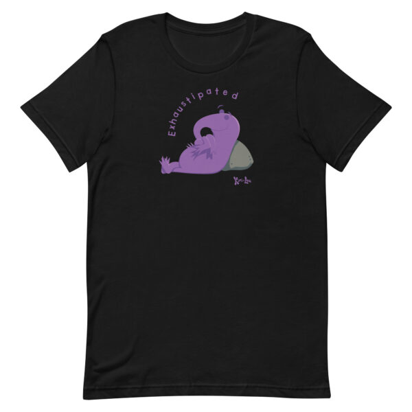 Unisex t-shirt - Kiri and Lou | Exhaustipated - Image 2