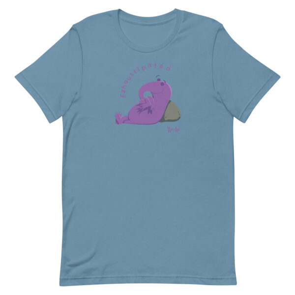 Unisex t-shirt - Kiri and Lou | Exhaustipated - Image 4