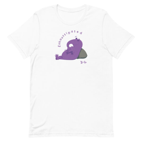 Unisex t-shirt - Kiri and Lou | Exhaustipated - Image 6